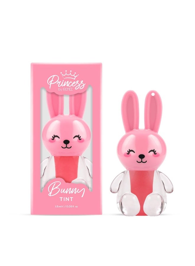 Renee Princess by RENEE Bunny Lip Tint - Pink, for Pre-Teens, Lightweight & Long-Lasting Color, Non-Drying & Nourishing, Water-Based Formula, Blueberry Extracts, Strawberry & Vitamin E Infused, Cruelty-Free - Image 1
